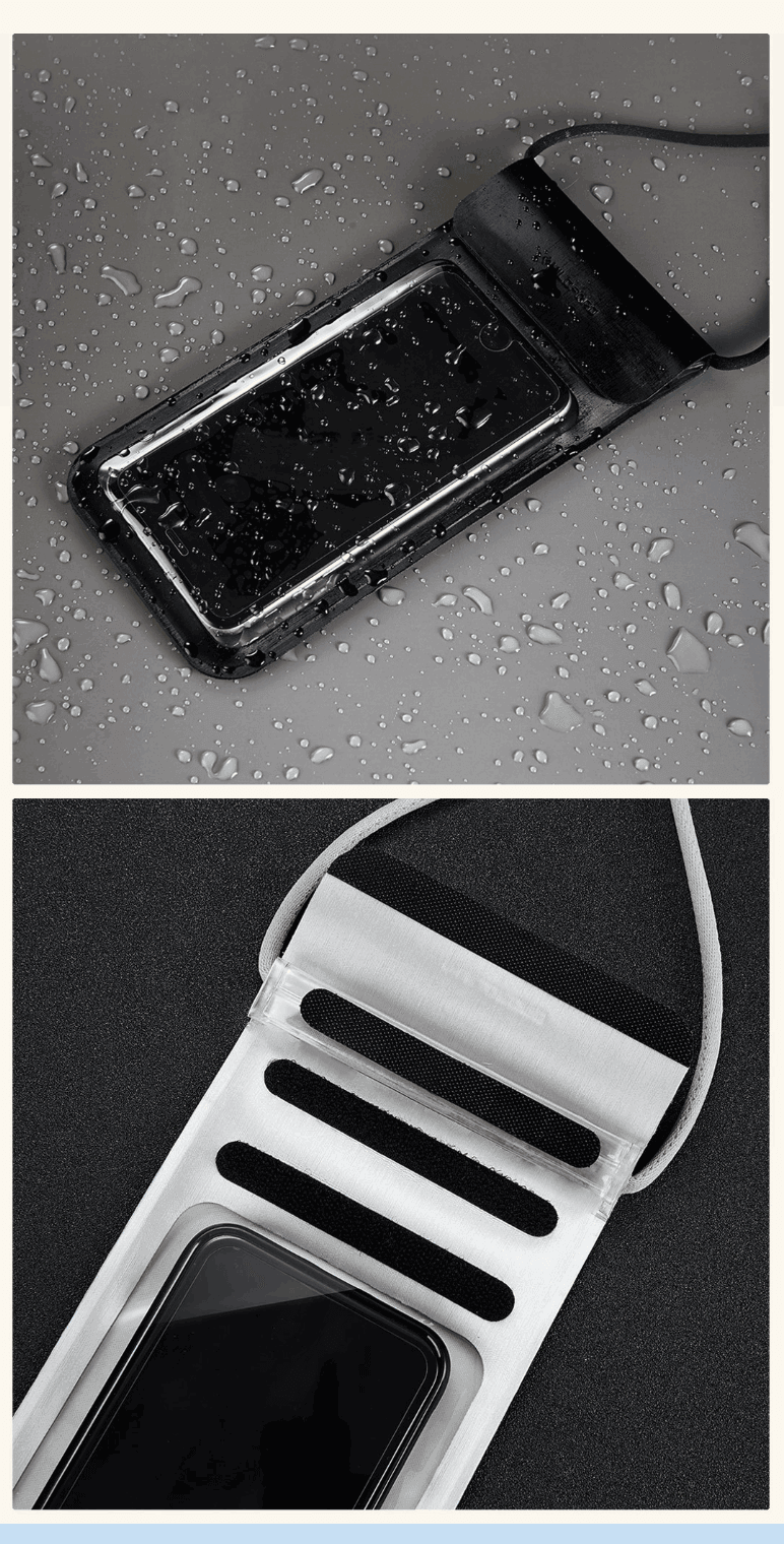 GUILDFORD Mobile phone waterproof bag silver