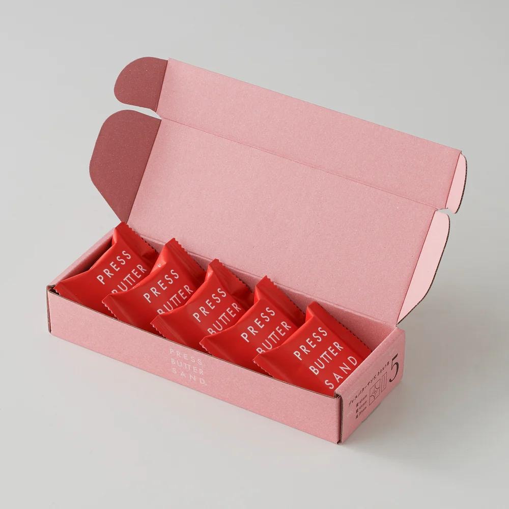 【日本北海道直效郵件】日本限定人氣網紅東京站PRESS BUTTER SAND 福岡草莓奶油曲奇5枚入