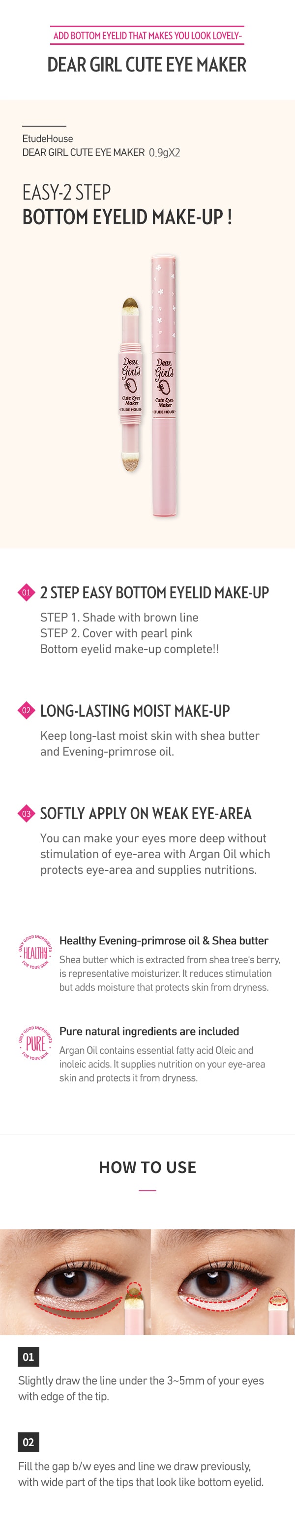 Dear Girls Cute Eyes Maker