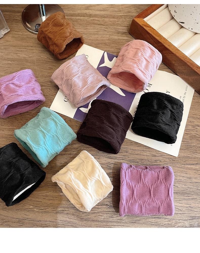 Face mask hair ties high ponytail style pack of 10 super soft and highly elastic jacquard craftsmanship widened hai