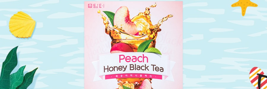 韓國DAMTUH丹特 桃子蜂蜜紅茶即溶果汁 15條入 195g