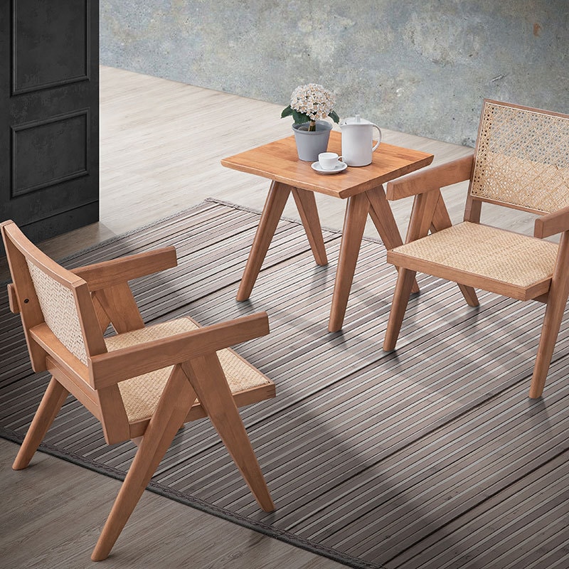 LUXMOD ミッドセンチュリーモダンラタンチェア（ラタン