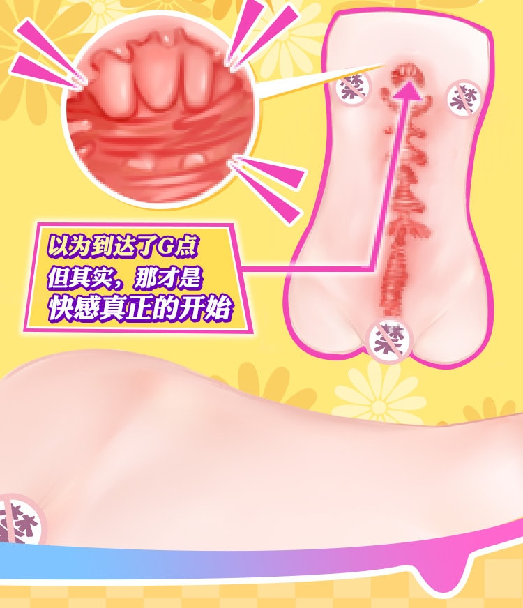 【中國直郵】謎姬 男用刺激飛機杯成人玩具動漫蘿莉名器倒模 元氣虎牙妹妹