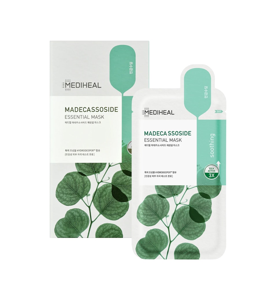  韓國 MEDIHEAL美迪惠爾 提亮保濕 玻尿酸補水面膜 10片/盒.