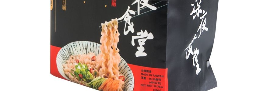 台灣耆盛食品 深夜食堂 銷魂乾拌麵 油蔥椒麻味 4包入 464g