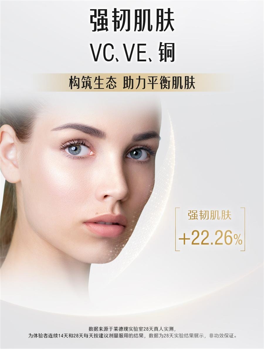 【中國直郵】澳洲 Swisse 超光瓶麥角硫因膠原蛋白勝肽玻尿酸維生素 30片/瓶