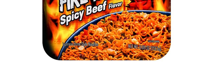 日本MARUCHAN 火辣牛肉風味炒麵 方便速食 113.3