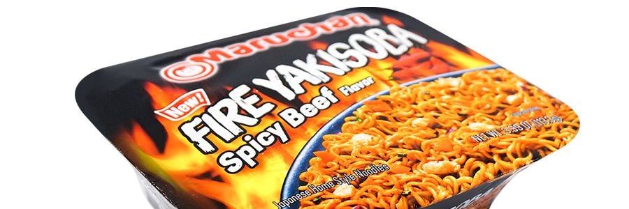 日本MARUCHAN 火辣牛肉風味炒麵 方便速食 113.3