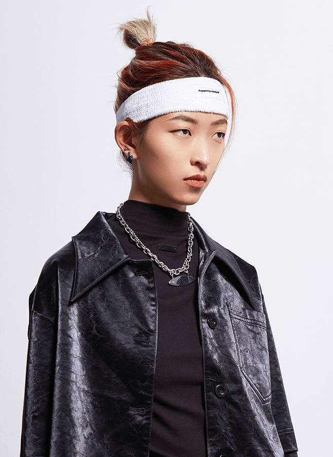 中國直郵 omto&潮流合夥人2 Fourtry聯名款髮帶跑步頭戴吸汗帶女健身止汗潮 紫色 均碼