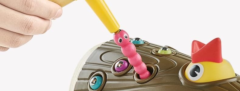 BC BABYCARE 儿童益智玩具 亲子互动游戏道具 啄木鸟捉抓虫子