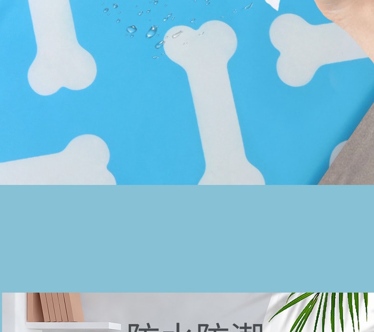 【中國直郵】尾大的喵 寵物冰墊 大骨頭圖案M碼 夏季睡墊 寵物用品