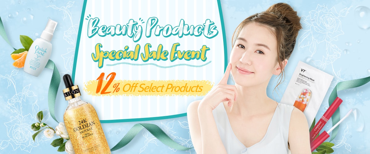 Beauty Products Special Sale Event - 12% Off Select Products