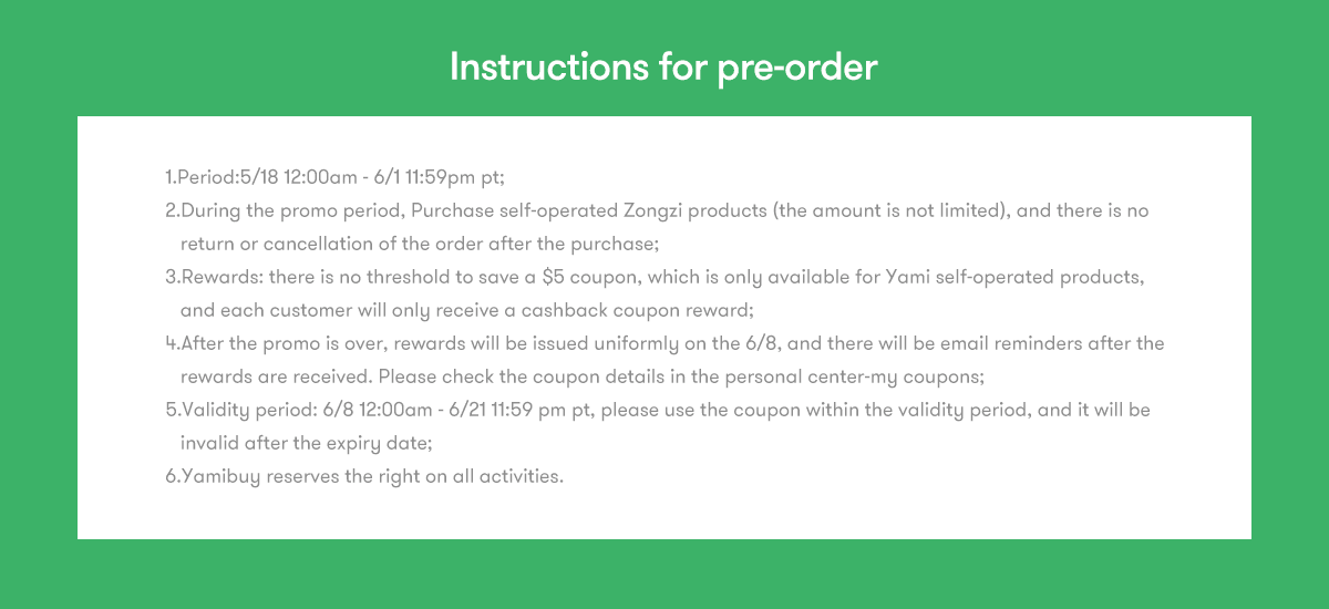 Zongzi Pre-order
