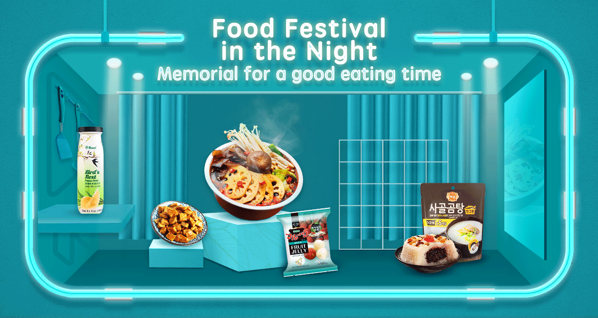 Food Festival in the Night