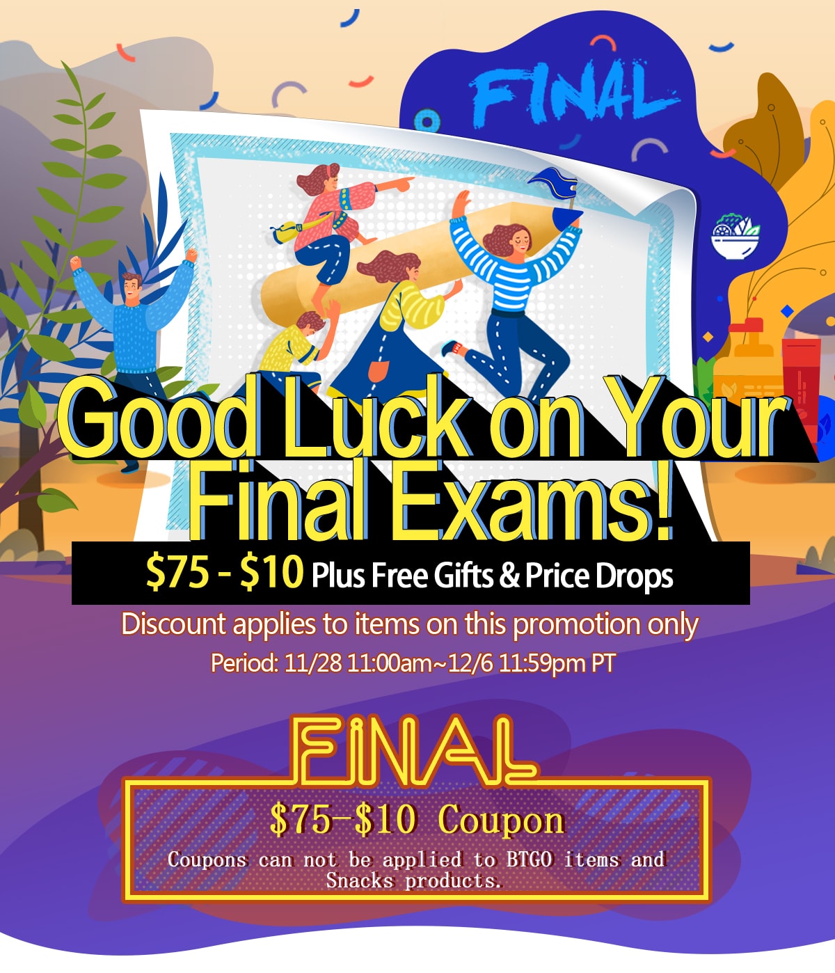 Good Luck on Your Final Exams!