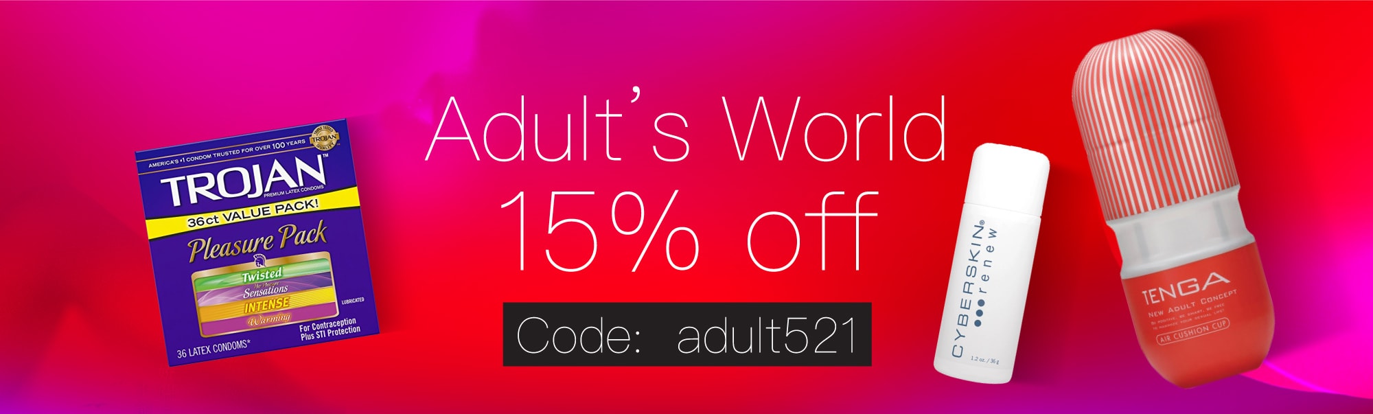 Adult’s World  15%off