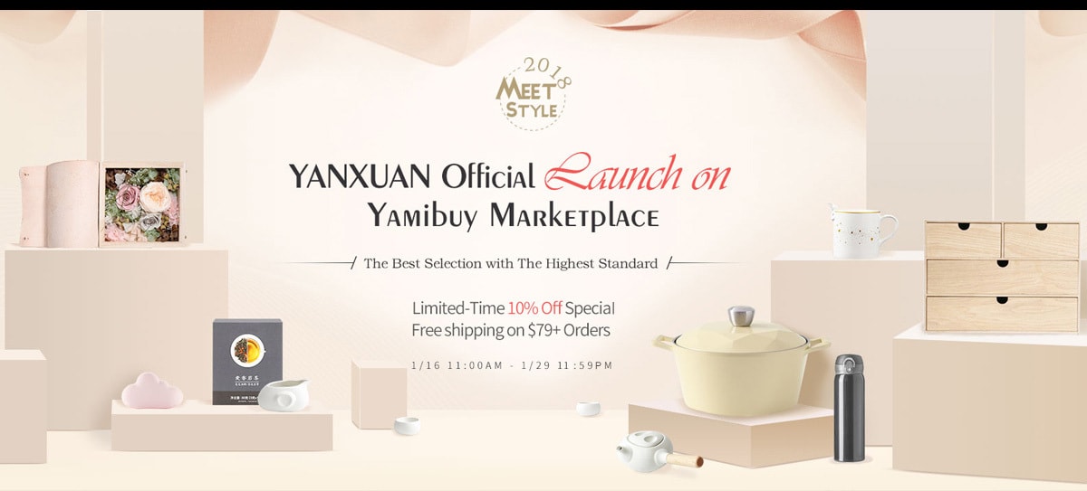 YANXUN Launch At Yamibuy Marketplce