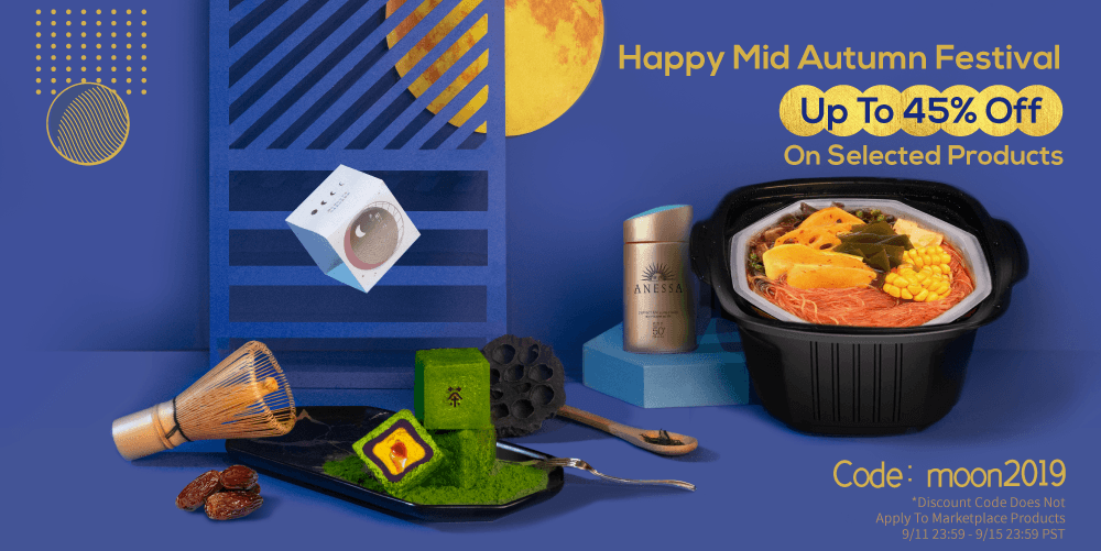 Happy Mid Autumn Festival up to 45%