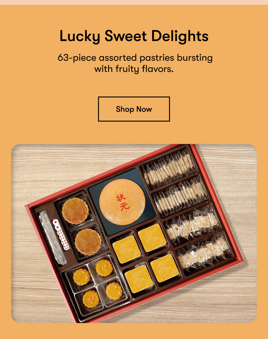 Matchall Assorted Lava Custard Mooncake Luxury Gift Box - 8 Pieces