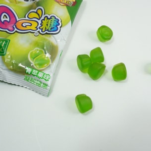 台湾旺旺 旺仔qq糖 青苹果味 混合胶型凝胶糖果 70g
