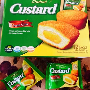 韩国lotte乐天 奶油蛋黄派 12枚入 276g | 亚米