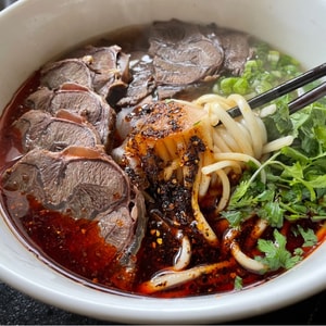 尕兰郎 兰州牛肉面 超值双人份 425g 【煮制食用 正宗兰州味】 | 亚米