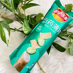 百事lays乐事 山药薄片 清新黄瓜味 80g | 亚米
