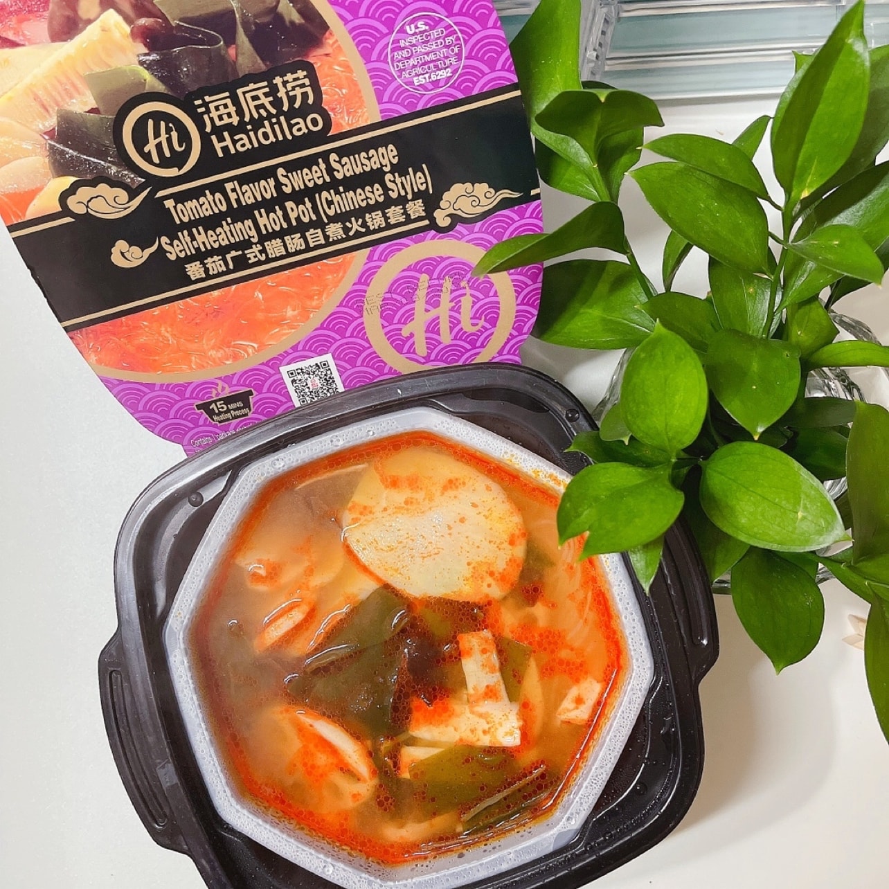 Self-Heating Tomato Flavor Hot Pot With Vegetables. : r/HMart