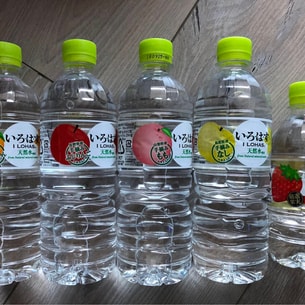 日本i lohas 无色透明水蜜桃口味矿泉水 555ml | 亚米