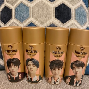 【bts防弹少年团代言】韩国hy x bts冷萃咖啡 美式咖啡 270ml 限量