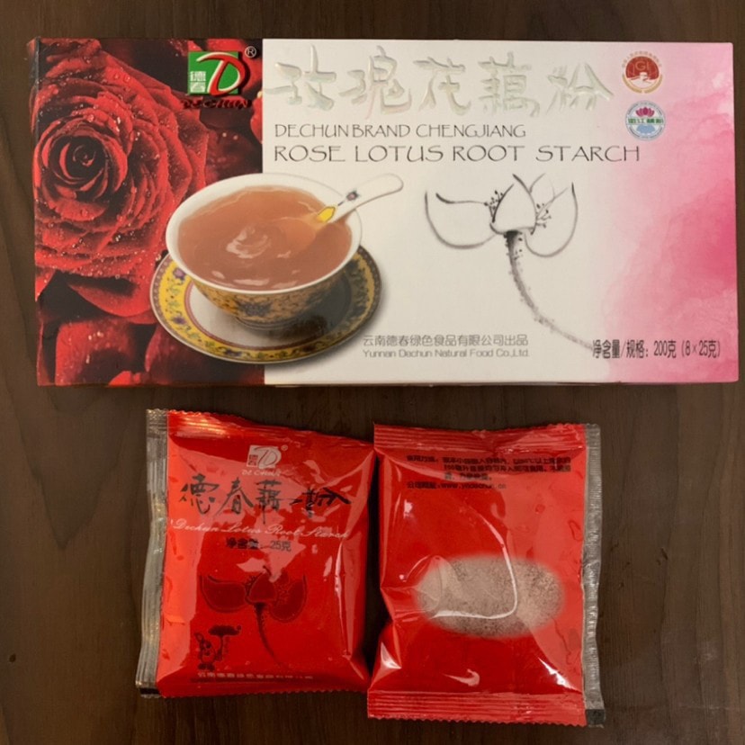 年货好物种草指南 The Lotus Root Starch With A Subtle Rose Fragrance Is Very Attractive I Added Some Dried Fruits Wolf Berry To Further Enhance The Flav Posts From Wawo