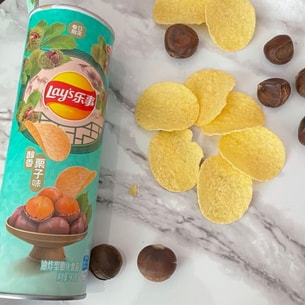 乐事 薯片 醇香栗子味 桶装 90g | 亚米