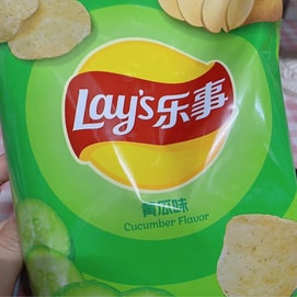 百事lays乐事 薯片 黄瓜味 袋装 70g 包装随机发 | 亚米