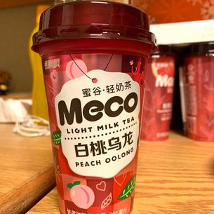 香飘飘 meco 蜜谷轻奶茶 白桃乌龙 300ml