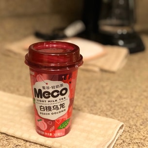 香飘飘 meco 蜜谷轻奶茶 白桃乌龙 300ml | 亚米