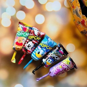 【30支超值装】popcan 迪士尼水果味棒棒糖 30根入 包装随机发送晒单