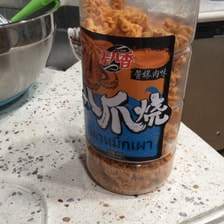 辈儿香八爪烧膨化锅巴卷零食酱爆肉味200g - 亚米