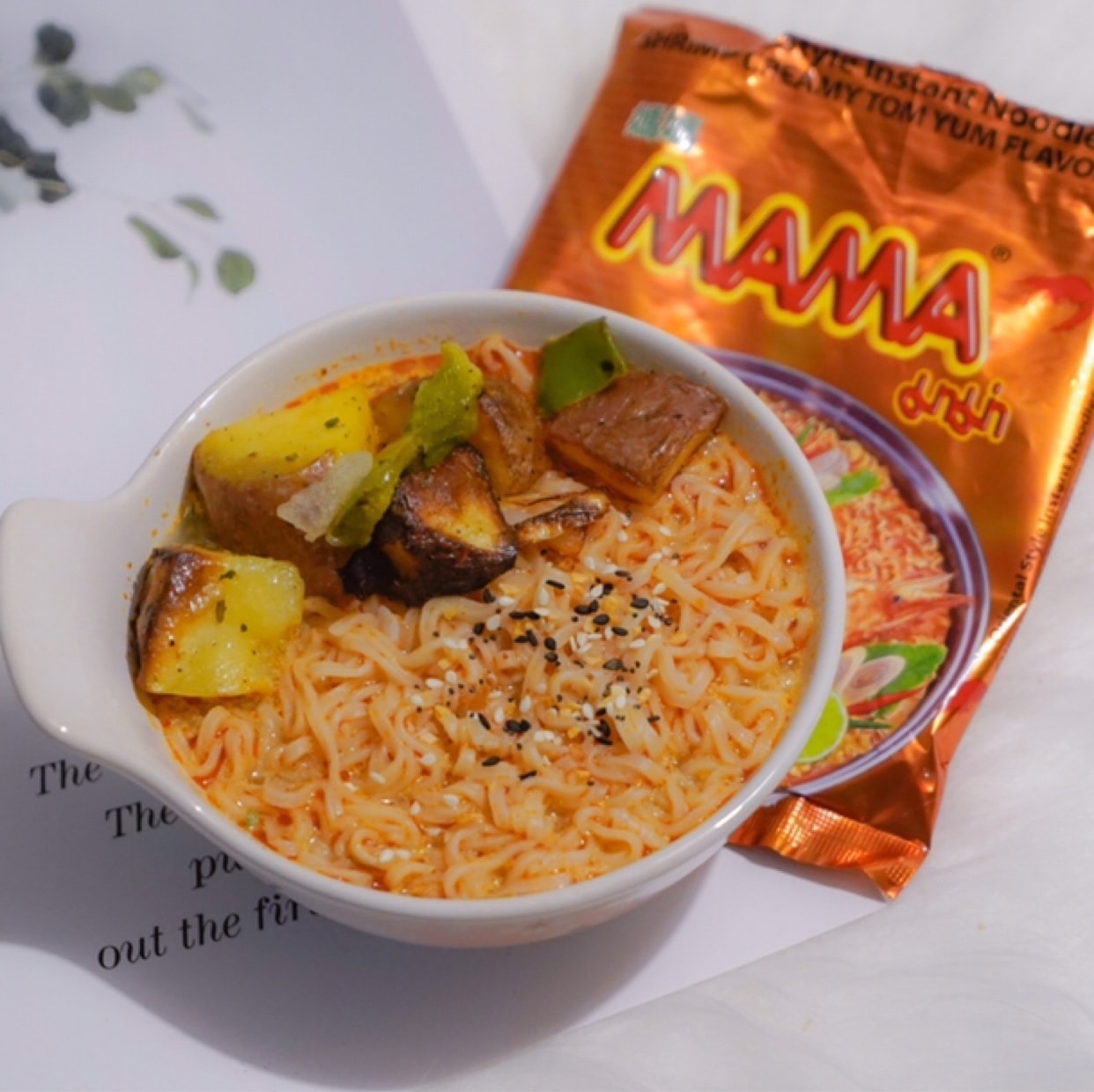 Mama Shrimp Flavor Tom Yum Oriental Style Instant Noodles